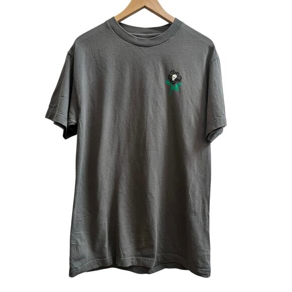 Crawling Death Men’s Gray Skull Graphic Tee Shirt Medium Skater Streetwear Emo - Picture 2 of 11